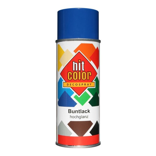 Bombe peinture bleu - peinture,