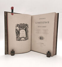 Livre ancien Léon Curmer Appendice à l'imitation de Jésus-Christ 1858 Lemercier