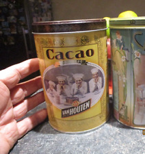 Ancienne Boite  Tôle Cacao Van Houten 500gr