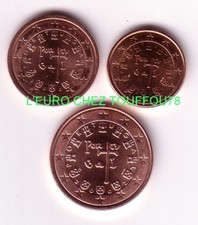 Pièces de 1,2,5cts euros du