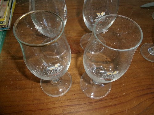 Verres biere fischer - 4, à