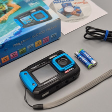 Aquapix W1400 Active Digital Compact Camera Waterproof 3m Blue, 4x Zoom, Video