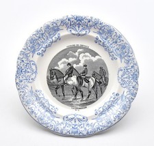 Gien assiette parlante XIXe