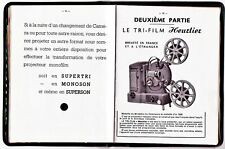 NOTICE sur CD pour projecteur HEURTIER TRI-FILM 8-9,5-16 mm