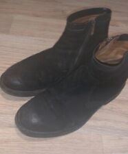 Boots / bottines italiennes Pantanetti en cuir noir