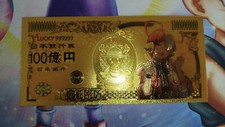 Billet gold doré One Piece
