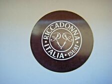 Capsule RICCADONNA - FLAN - Scritta Grande - Bordò & Bianco - n° 12 -