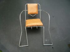 Ancien petit siège de vélo enfant en skaî pour porte-bagages vintage