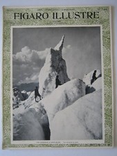 RARE MAGAZINE JOURNAL FIGARO ILLUSTRE 1902 MONTAGNE MONT-BLANC ALPES ALPINISTE