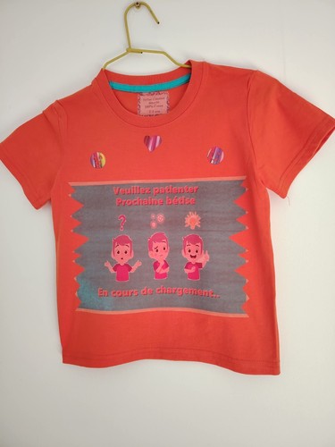 Shirt 100 coton 5 ans - t-shirt,