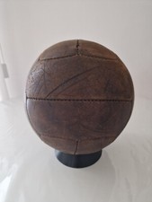 Balle Vintage Ancienne 12 Panneaux Avec Six Lacets Et Valve - Retient L'Air