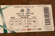 Billet de collection Israël