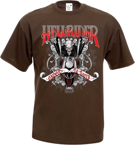 Shirt chocolat avec un - en,