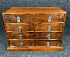 Meubles de sculpture à la main en bois de 14 "Huanghuali Armoire de tiroirs 8