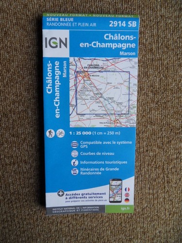 525 carte ign 2914 - carte,