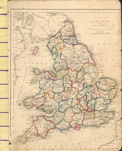 C1815 carte angleterre - carte, &