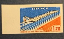 Timbre Poste aérienne non