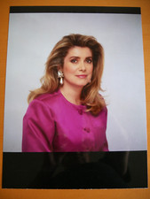 CATHERINE DENEUVE 1989 PHOTO ORIGINAL CIBACHROME 30 x 40 cm