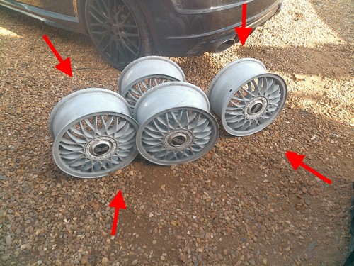Bbs véritables jantes alliage - bbs,