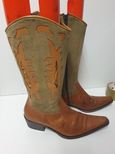 Bottes santiags daim et - bottes,