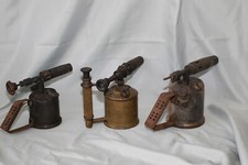 Lot de trois lampes à souder