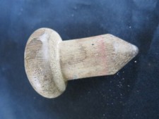 Toupie ! Ancienne ! Bois !