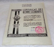 Certificat de bonne conduite