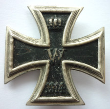 Ordre, Prusse, Croix De Fer 1ère Classe 1914-1918 Forme Plate (Art.7450)