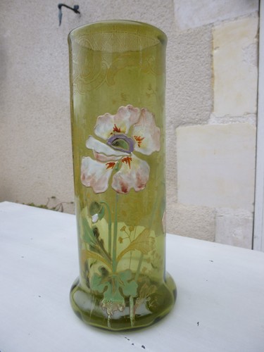 Vase emaille art - emaille, nouveau