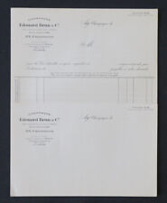 Facture Vierge Champagne EDOUARD BRUN AY Champagne   billhead rechnun