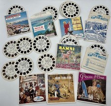 Lot 10 sets de disques dont DISNEY pour View-Master Sawyer's - Etat Correct