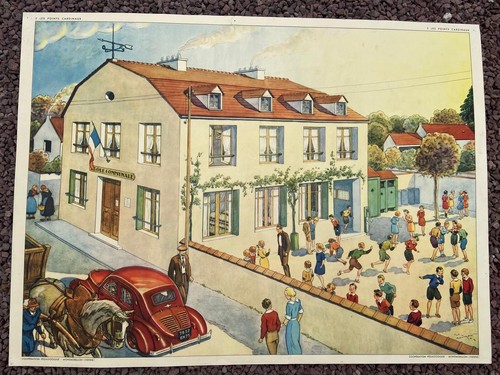 Affiche scolaire ecole - affiche, ""l'ecole-