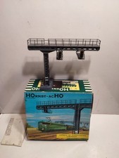 MECCANO/HORNBY HO 6650  POTENCE DE SIGNALISATION LUMINSEUSE 2 NACELLE AVEC BOITE