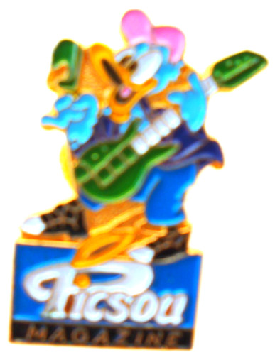 Pin émail picsou - pin's,