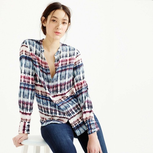 Nwt crew collection silk - j.,