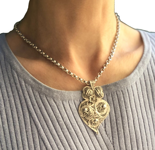 Collier cœur viana - collier,