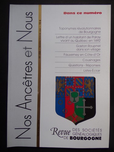 Nos ancêtres et - ancêtres, nous