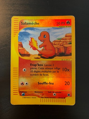 Carte pokémon salamèche - pokémon,