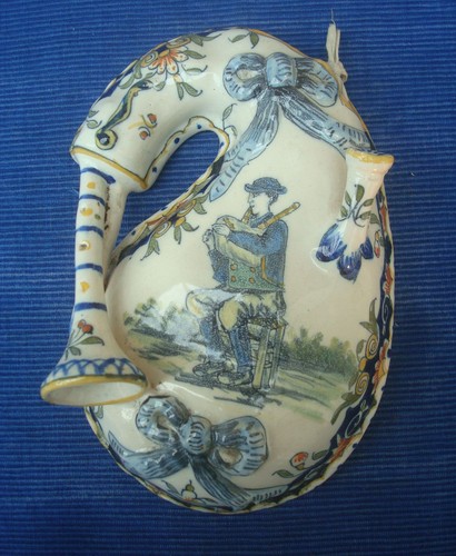 V72 bouquetière faience - bouquetière,