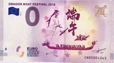 BILLET 0 EURO DRAGON BOAT FESTIVAL CHINE  2018  NUMERO DIVERS