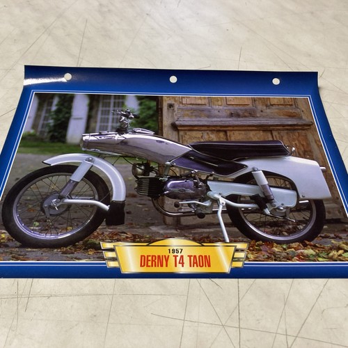Derny 125 taon 1957 fiche - 125,