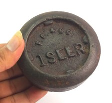 Balance Antique En Fonte