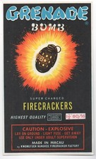 Old Made in Macau Grenade Bomb