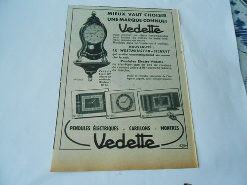Publicité 1950 vedette le - ,