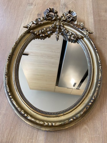 Miroir ancien bois sculpté - ancien,