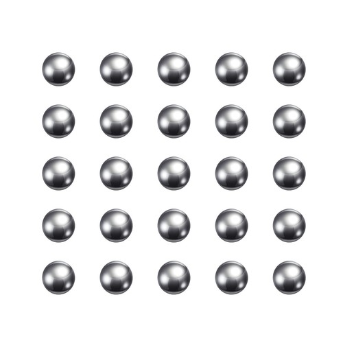 60pcs précision billes - billes, 3/16"