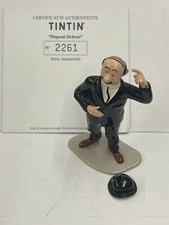 Tintin Pixi 46931 Dupont deboutavec chapeau, boite bleu et certificat neuf.