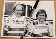 J. ICKX D. BELL Pilotes PORSCHE ROTHMANS RALLYE Photo Foto Presse Originale