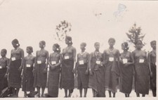 DALAT Concours beauté Moï Femmes seins nus Photo 1930 Annam Indochine Vietnam