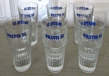 Ensemble de 6 verres Pastis 51